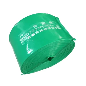 Large Size 3Bar 8Inches 48m PVC Layflat Water Discharge Agricultural Irrigation Drainage Sewage Pump Hose
