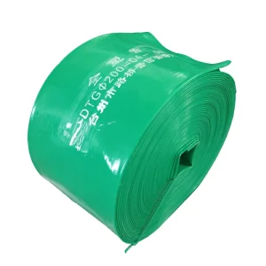 Large Size Green Color 3Bar 8Inches X 19.5m PVC Layflat Water Discharge Agricultural Irrigation Drainage Sewage Pump Hose
