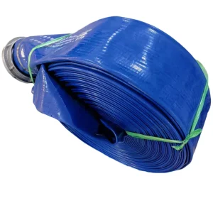 Large Sizes High Pressure 6Inches 6Bar Flexible PVC Lay Flat Irrigation Drainage Sewage Hose with Cam Locks