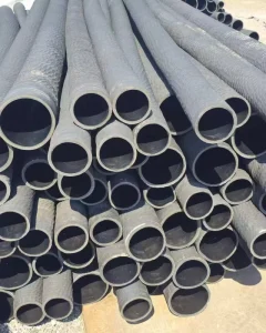 Large-caliber Rubber Suction Discharge Hose Acid Alkali Resistant Mud Resistant Black Blue Colors -40C +100C Working