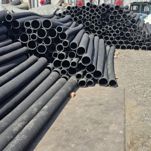 Large-caliber Suction and Discharge Dredging Hose Acid and Alkali Resistant Mud Hose Black