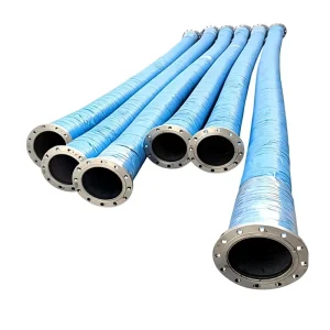 Large diameter Flanged Rubber Hose with High Pressure Resistance and Wear Resistance