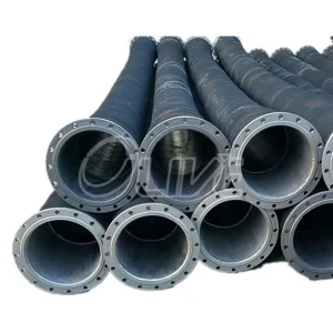 Large-diameter Rubber Hose for Water Delivery, Sand Suction and Discharge, Steel Wire Skeleton Flexible Rubber Hose