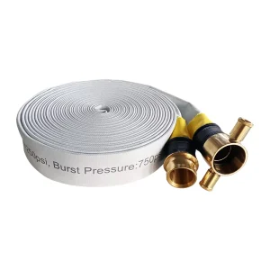 Lay-flat Sintack-U Approved 100% Virgin Polyester Jacket TPU Lining Fire Hose FM/ULC Approved Fire Fighting