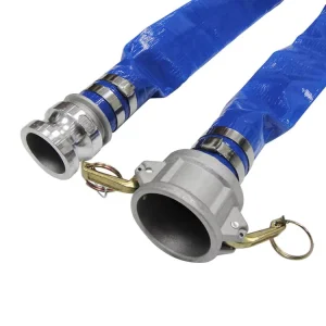 Light Weight High Pressure Flexible PVC Layflat Hose Durable UV Resistant Eco Friendly for Pool Backwash Drain 3/4″-16″