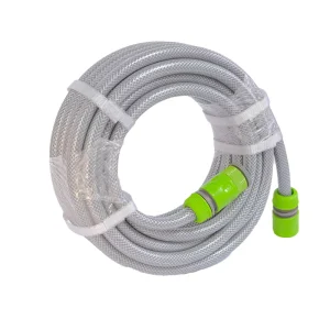 Light Weight Transparent Outer PVC Gardening Hose with Anti UV Protection Durable & Flexible 12mm 25mm Diameter 1/2″ 2″ Fittings