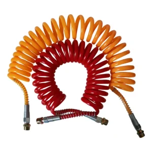 Light Weight Tubing Small Diameter PU Spiral Coiled Curly PA12 Air Brake Hose Standards