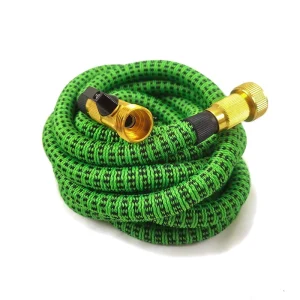 Lightweight 50FT Extensible Garden Hose 3 Layer 3 Layer Expandable Water Fabric Cover Inner Latex Durable Rubber