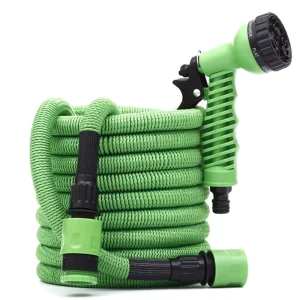 Lightweight Anti Kink Flexible Expandable Garden Hose With 8 Function Hose Nozzle