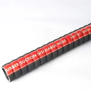 Lightweight Black NBR Steel Wire Discharge Hose for Truck Oil Water Suction Industrial Application
