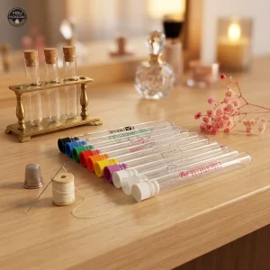 Lightweight Clear Plastic Tube Containers for Needles and Sample Storage