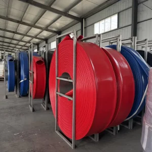 Lightweight Easy Deployment TPU Flat Hose Replace Steel Pipe for Shale Gas Development