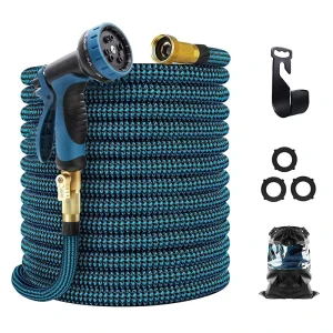 Lightweight Expandable Garden Hose Pipe Pressure Layers Brass Fitting Durable 3 Layer Wash Hose Water Kit Garden Hose Reel