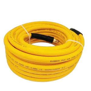 Lightweight High Pressure Duty Compressor Air Hose 1/4” 3/8” 5/8” Flexible PVC Hybrid Air Hose Durable and Lightweight