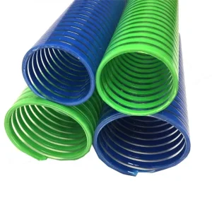 Lightweight High Pressure Flexible Transparent PVC Corrugated Irrigation Suction Hose Thick Durable ISO Certified