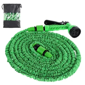 Lightweight Magic Expandable Garden Hose 25FT 50FT 75FT 100FT Latex Rubber Garden Water Hose with Garden Water Gun