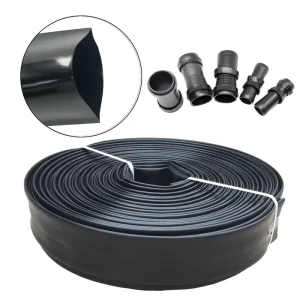 Lightweight PE Oval Hose for Agricultural Irrigation and Garden Watering Oval Flat Hose with 2 1/2” Inch Diameter
