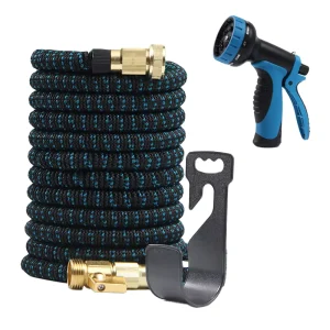 Lightweight Plastic Expandable High Pressure Magic Hose Car Wash Gun with Automatic Expansion for Car and Garden Use
