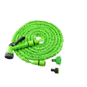 Lightweight Rubber Expandable Garden Hose 10 Functional Spray Nozzles 3x Length Storage Bag Anti-Knotted for Multi-scene Use