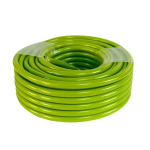Long Light Weight Flexible Soft PVC Garden Hose Reel Green 3/4 100ft 30m Anti-UV for Home Gardening Watering Car Washing