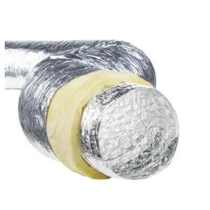 Low Density Fiberglass Insulation Aluminum Flexible Duct Hose Pipe for HVAC System