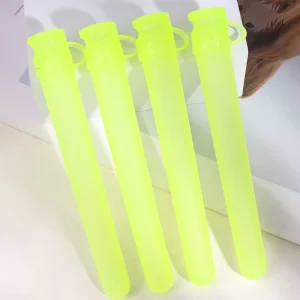 Low MOQ Smell Proof PE Plastic Pop Top Storage Tubes