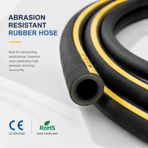 Low pressure Fabric reinforced Conveying Hose General purpose Rubber Hose for Water air and Mildly Corrosive Media