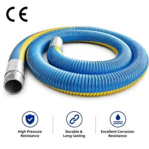 Low temperature Composite Hoses Can Be Customized and Cut Our Factory Manufactures PP Coated Steel rubber Hoses
