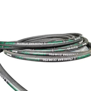 Lowest Price High Pressure Steel Wire Spiral High Pressure Hydraulic Rubber Black Hose for Mechanical Equipment