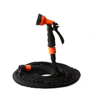 Magic 3X Stretch Expandable Latex Garden Hose UV Resistant Durable Anti Abrasion High Pressure for Outdoor Use