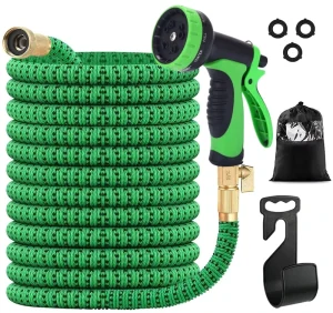 Magic Expandable Garden Water Hose Lightweight Water Pipe with 10 Function Water Spray Nozzle for Lawn Watering