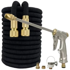 Magic Hoses Expandable Copper Shrinking Copper Head W new Pocket Pivot Expandable Garden Hose 50 ft