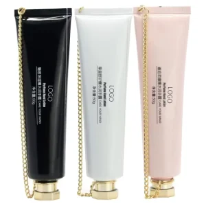 Manufacture Customized Empty Toothpaste Tube 50ml Hand Cream ABL Aluminum Laminated Tubes Plastic Tube with Chain
