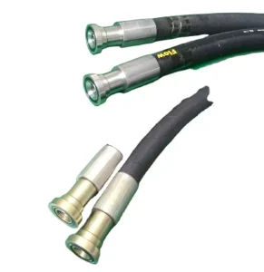 Manufacture Hydraulic Rubber R6 Oil Hose 3/8″ Oil Resistant