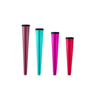 Manufacturer 116mm Plastic Pre Conical Roll Tube Packaging