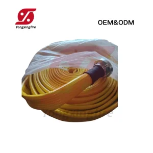 Manufacturer 40mm 65mm 400psi Strong Rubber Lining Inside Firefighting Hose Fire-Resistant Fire Hoses 30m for Emergency Response