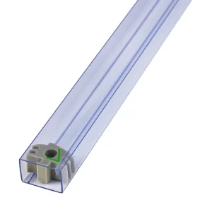 Manufacturer Custom Clear Antistatic Plastic Packing Tube Capacitor Electronic Components Packaging Pipe PVC Extrusion Tube