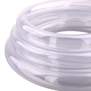 Manufacturer Custom Size Materials Flexible Transparent Plastic PVC Clear Braided Hose Tube Clear Vinyl PVC Transparent Hose