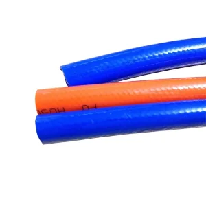 Manufacturer TPU Braided Yarn Wrapped Round Air Hose 8*5mm High Pressure Polyurethane Tube Air Bladder Hose