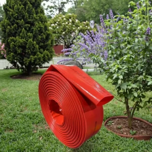 Manufacturer’s Sunny Layflat Flat Water Hoses in Blue Red Black Durable Plastic Irrigation Hose