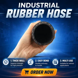 Marine Sandblast Hose for Shipyard Rust Removal Heavy Duty NR Rubber Flexible Abrasive Blasting Pipe