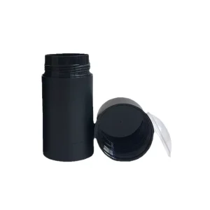 Matt Black ABS+PP Deodorant & Perfume Stick Roll On Bottle 50ml with Custom Logo Export Packaging