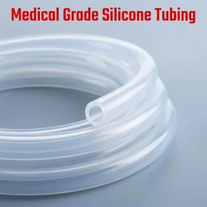 Medical Grade Platinum Cured Silicone Pharma Grade Silicone Hose Transparent Flexible Tubing Custom Sizes Cutting Services