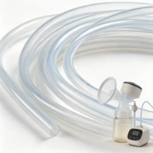 Medical Grade Platinum Cured Silicone Tubing High Elastic BPA-Free Silicone Hose for Electric Breast Pump Milk Collection
