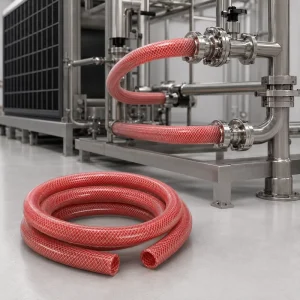 Medical Grade Silicone Braided Hose Flexible Reinforced Transparent Tubing High Temperature Resistant Cutting Customizable