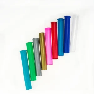 Medicine Pills Plastic Pop Top Tubes PP Plastic Tubes for Spices Child Resistant Sealing Smell Proof