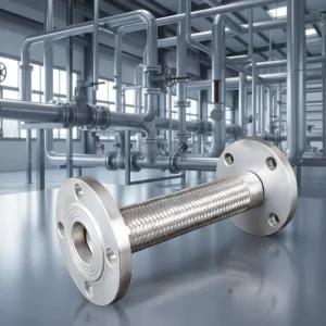 Metal Braided Hose SS304 Flexible Pipe Stainless Braided Steam Hose Stainless Steel Corrugated Flexible Metallic Hose