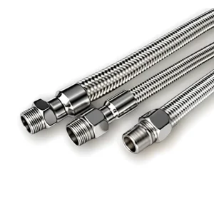 Metal Braided Stainless Steel High Pressure Corrugated Flexible Gas Connection Hose for Automotive Construction Use OEM