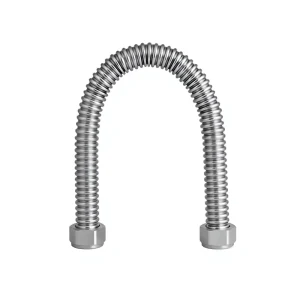 Metal Flexible Corrugated Hose Hot Cold Water Inlet Outlet 6 Point Household Water Heater Inlet Pipe DQN8305