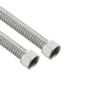 Metal Flexible Corrugated Water Pipes High Pressure Explosion Proof Hot Cold Water Hoses for Household
